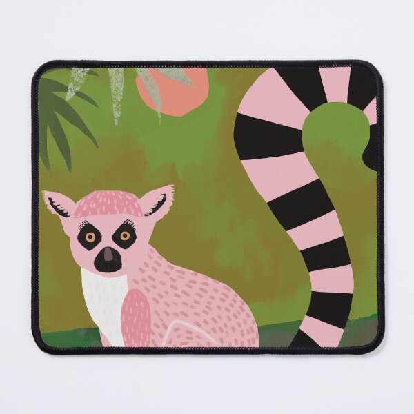 Item preview, Ring-tailed Lemur Under Orange Sun designed and sold by DCamille.