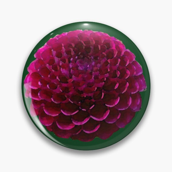 Artikelvorschau, Aquarell Dahlie in Dunkelrosa entworfen und verkauft von AmyWhy.