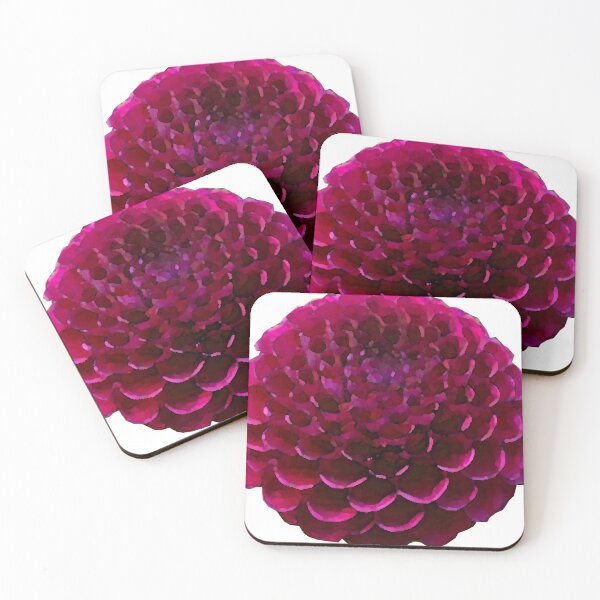 Item preview, Watercolor Dahlia in Dark Pink designed and sold by AmyWhy.