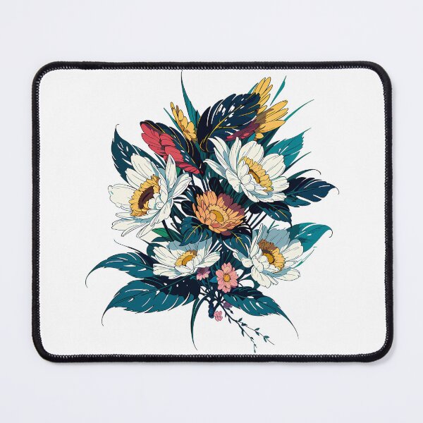 Item preview, Bouquet of colorful flowers designed and sold by NekisArt.
