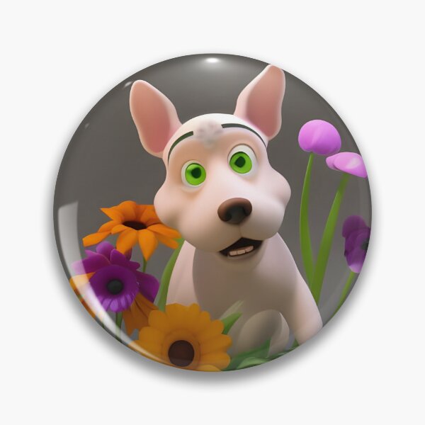 Item preview, Dogs and Flowers 19 designed and sold by Camila Hamdan.
