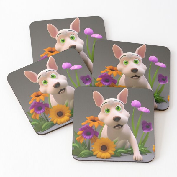 Item preview, Dogs and Flowers 19 designed and sold by Camila Hamdan.