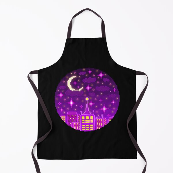 Item preview, City night sky pixel art designed and sold by AlleenasPixels.