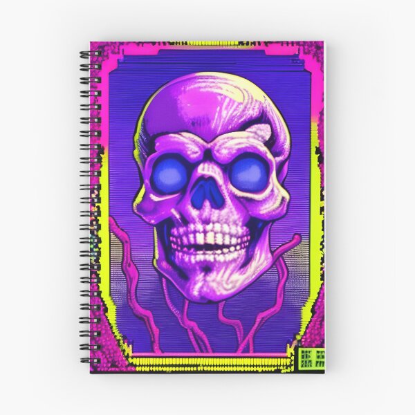 Artikelvorschau, Retro 80er Jahre Totenkopf entworfen und verkauft von TheMikePProject.