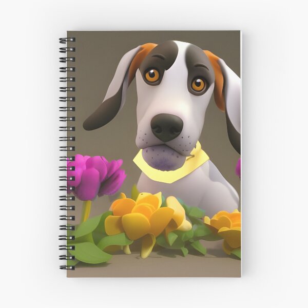 Item preview, Dogs and Flowers 20 designed and sold by Camila Hamdan.