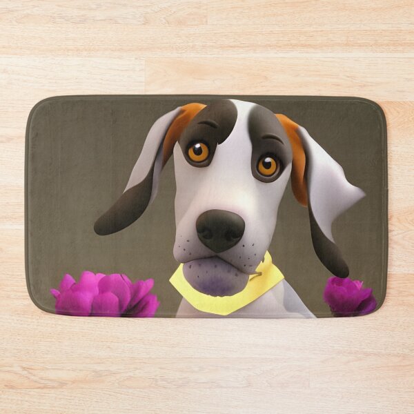 Item preview, Dogs and Flowers 20 designed and sold by Camila Hamdan.