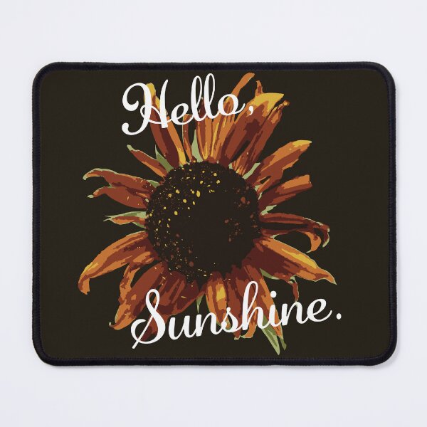 Item preview, Hello Sunshine Distressed Sunflower logo designed and sold by DesigninGeorgia.