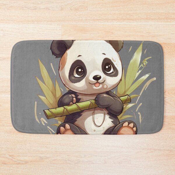 Item preview, bamboo panda naughty baby loving kawaii designed and sold by DigitalPixelize.