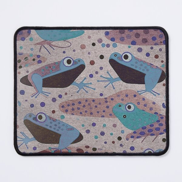 Item preview, Blue Frogs with Jazz Hands designed and sold by Monochrome-Dog.