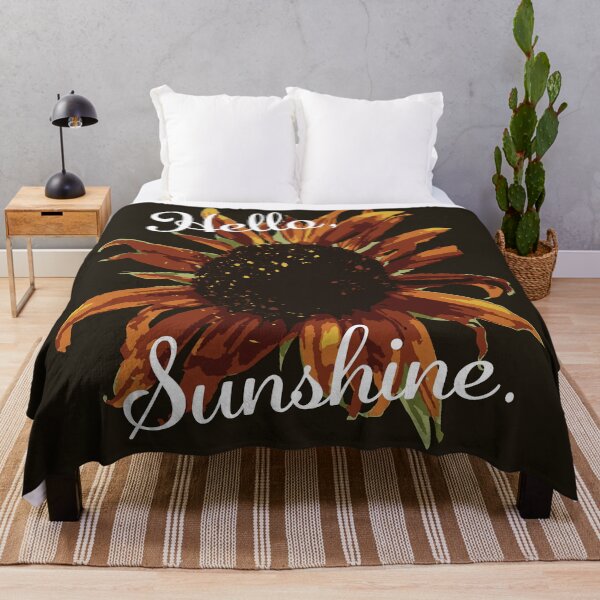 Item preview, Hello Sunshine Distressed Sunflower logo designed and sold by DesigninGeorgia.