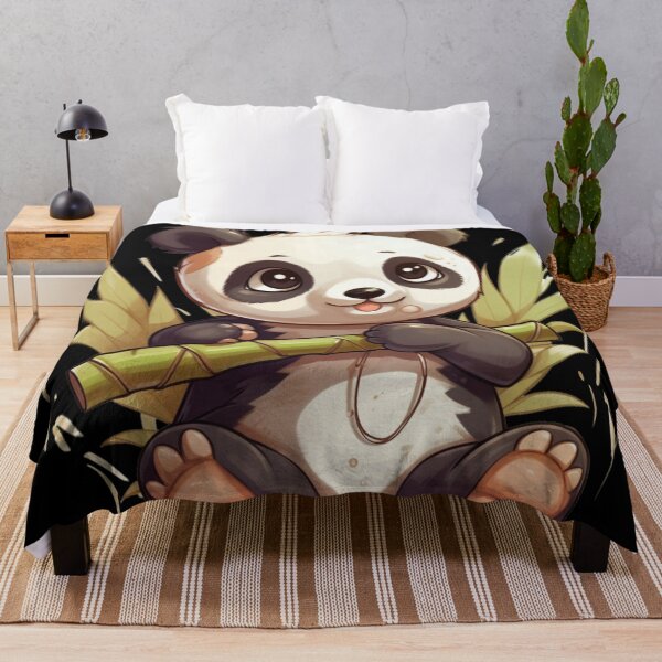 Item preview, bamboo panda naughty baby loving kawaii designed and sold by DigitalPixelize.