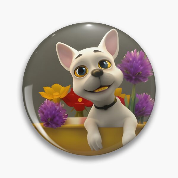 Item preview, Dogs and Flowers 21 designed and sold by Camila Hamdan.