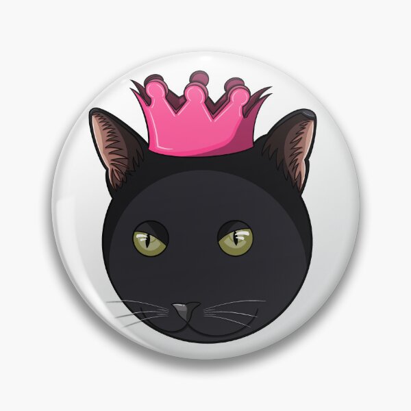 Item preview, Queen Cat - Cats in Hats Sticker designed and sold by N9Livez.