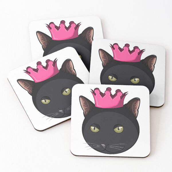 Item preview, Queen Cat - Cats in Hats Sticker designed and sold by N9Livez.