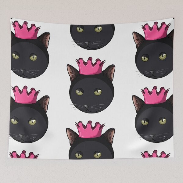 Item preview, Queen Cat - Cats in Hats Sticker designed and sold by N9Livez.
