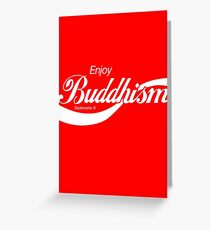 Enjoy Buddhism Greeting Card