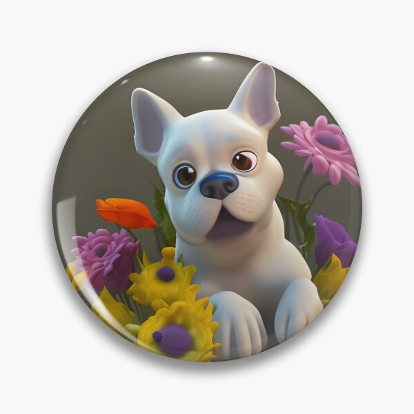 Item preview, Dogs and Flowers 22 designed and sold by Camila Hamdan.