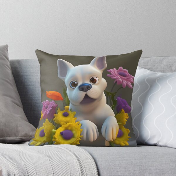 Item preview, Dogs and Flowers 22 designed and sold by Camila Hamdan.