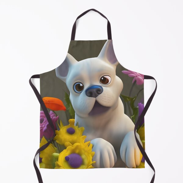Item preview, Dogs and Flowers 22 designed and sold by Camila Hamdan.