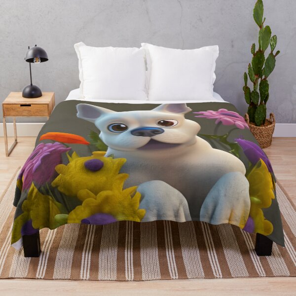 Item preview, Dogs and Flowers 22 designed and sold by Camila Hamdan.