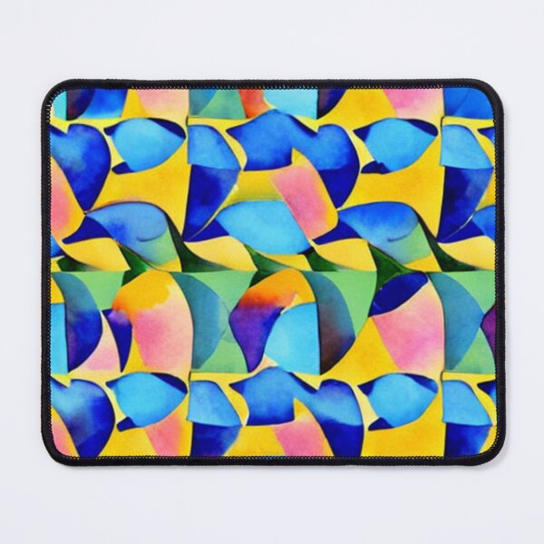 Item preview, Abstract Colorful Petals on Yellow designed and sold by calibrit.