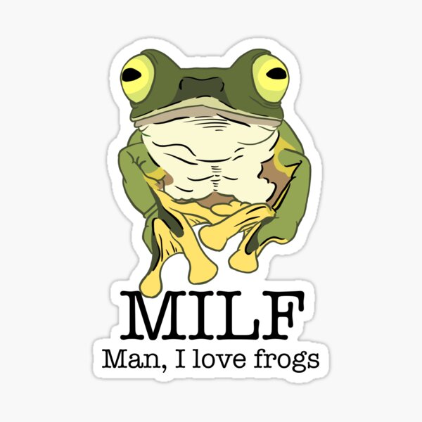 MILF – Mann, ich liebe Frösche! Sticker