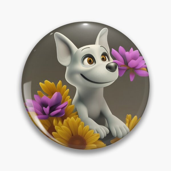 Item preview, Dogs and Flowers 23 designed and sold by Camila Hamdan.
