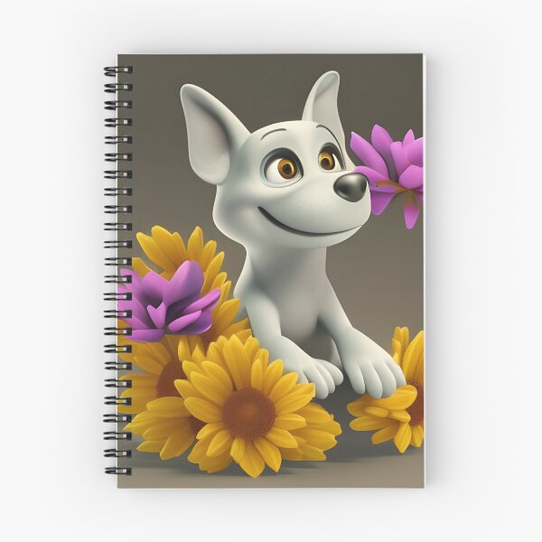 Item preview, Dogs and Flowers 23 designed and sold by Camila Hamdan.