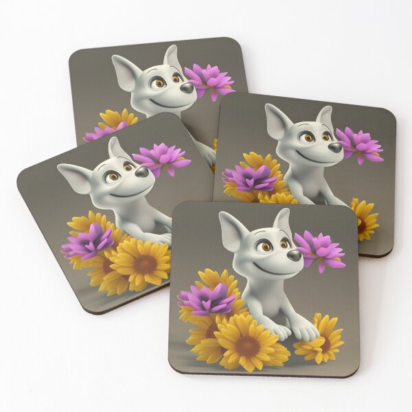 Item preview, Dogs and Flowers 23 designed and sold by Camila Hamdan.