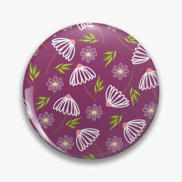 Item preview, Daisy Flower - DarkPink designed and sold by JaselviiStudio.