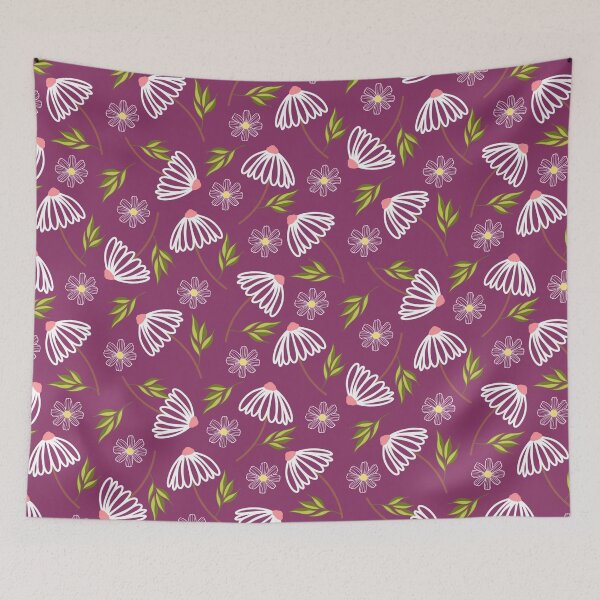 Item preview, Daisy Flower - DarkPink designed and sold by JaselviiStudio.