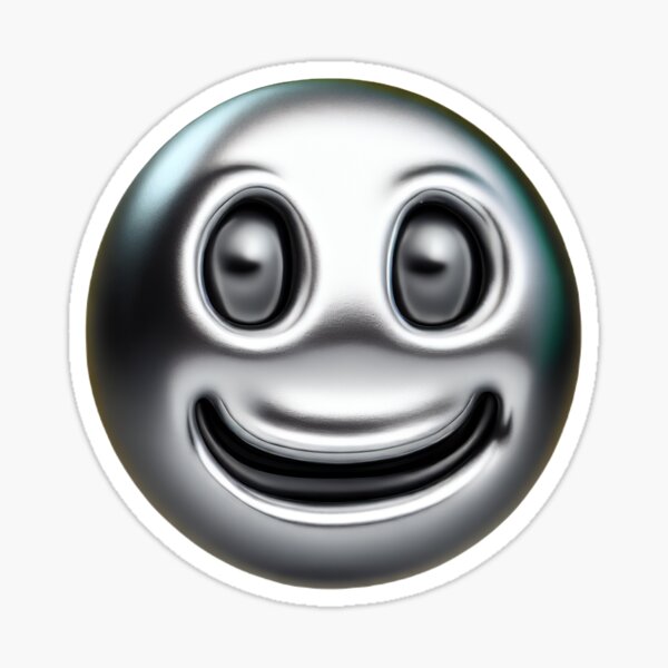 3D Emoji Collection: Golden Smile Sticker