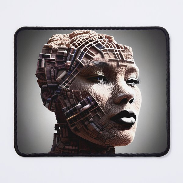 Item preview, Fusion between woman and rock designed and sold by AICreatorin.