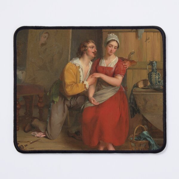 Item preview, Anthony van Dyck Wooing His Model | Gustave Wappers | 1827 Romanticism Art designed and sold by CJET.