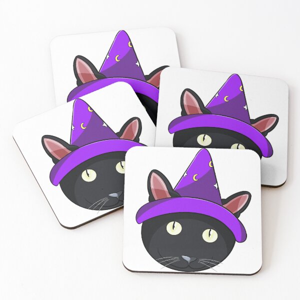 Item preview, Wizard Cat - Cats in Hats Sticker designed and sold by N9Livez.