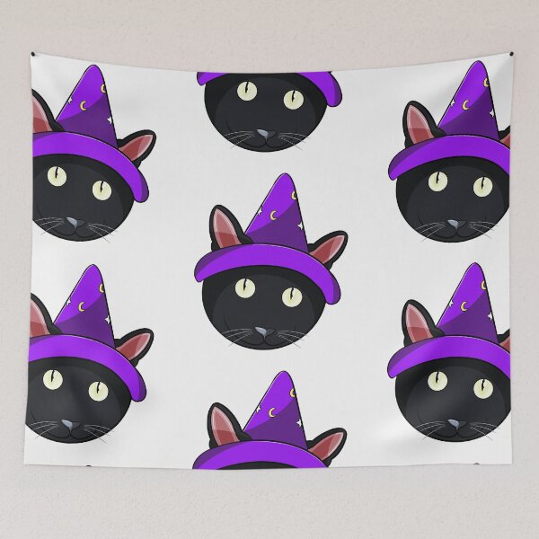 Item preview, Wizard Cat - Cats in Hats Sticker designed and sold by N9Livez.