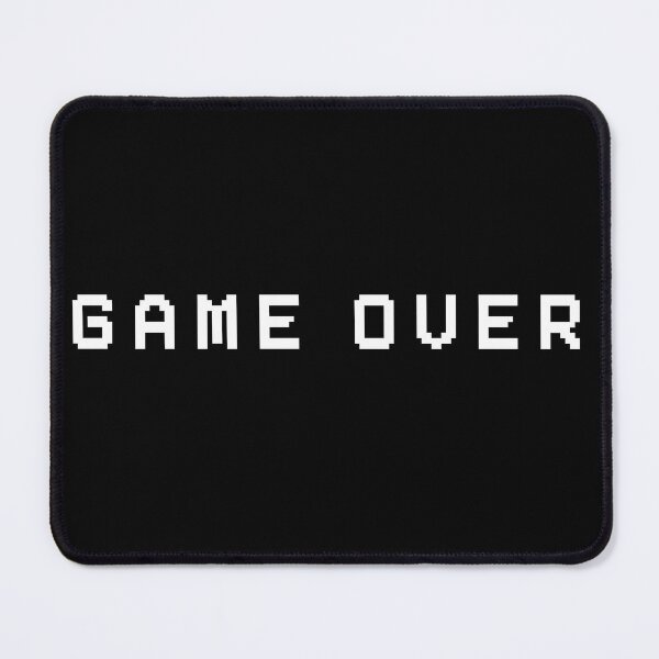 Item preview, Game Over Gamers Otaku aesthetic black and white Pixels 8bit designed and sold by taherlee11.