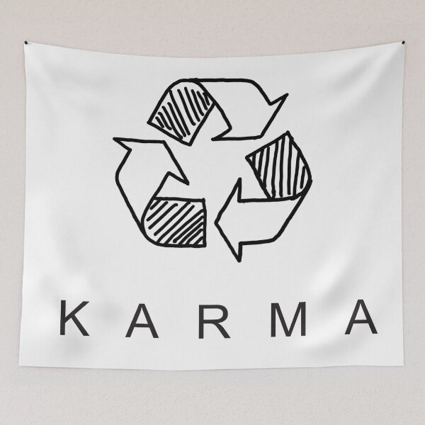 Item preview, Karma Aesthetic unic different design black and white  designed and sold by taherlee11.