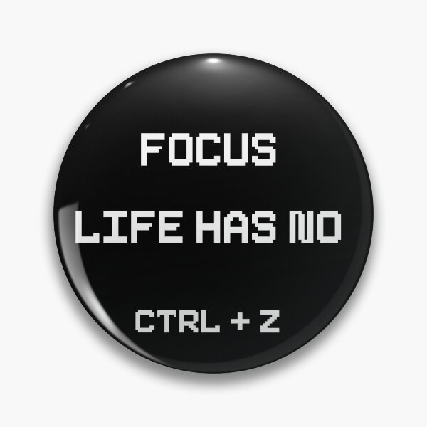 Item preview, Aesthetic Black adn White text Art   Life has no ctrl+z designed and sold by taherlee11.