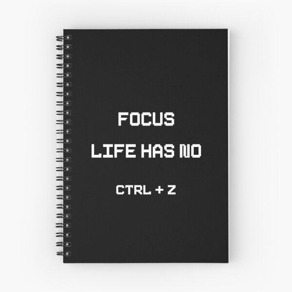 Item preview, Aesthetic Black adn White text Art   Life has no ctrl+z designed and sold by taherlee11.