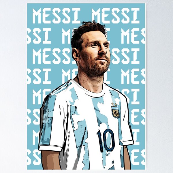 Messi Vs Ronaldo in Playing Chess Poster Wall Paper World Cup -  UK