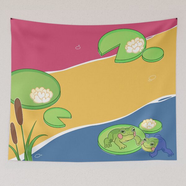 Item preview, Pan Pride Froggy Flag designed and sold by starsleeps.
