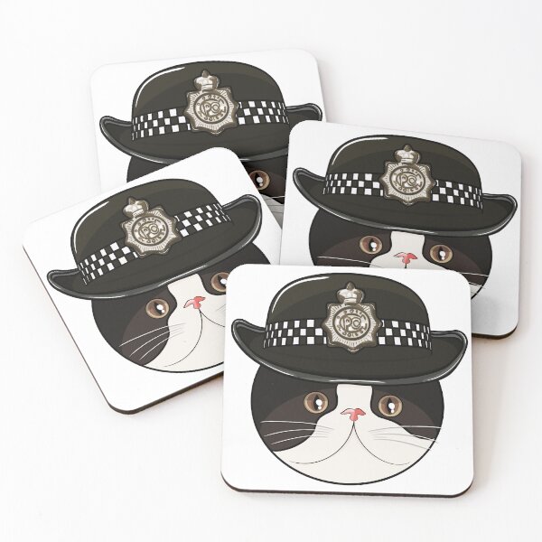 Item preview, Sheriff Cat - Cats in Hats Sticker designed and sold by N9Livez.