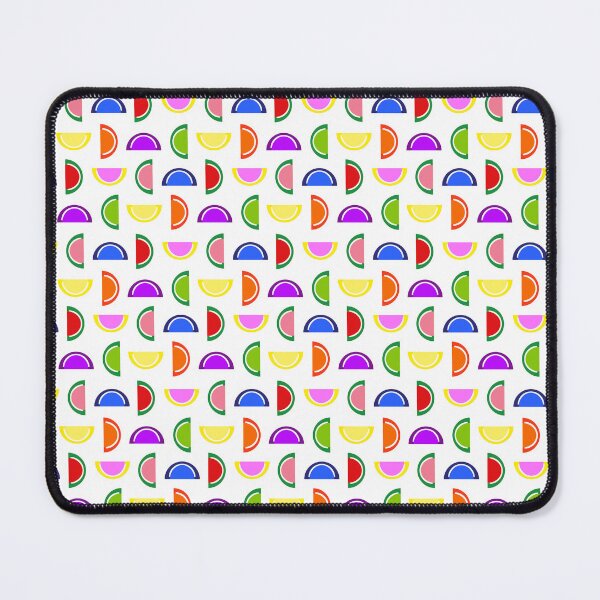 Item preview, Sweet Tooth Rainbow of Colorful Jelly Fruit Candy Slices on White designed and sold by GreenCarbon2112.