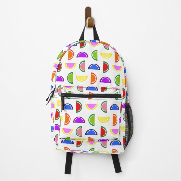 Item preview, Sweet Tooth Rainbow of Colorful Jelly Fruit Candy Slices on White designed and sold by GreenCarbon2112.