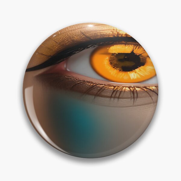 Item preview, Single Orange Eye designed and sold by deniselynnimage.