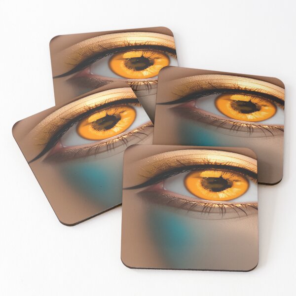 Item preview, Single Orange Eye designed and sold by deniselynnimage.