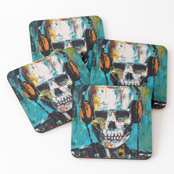 Item preview, Musical Bones: Acrylic Modern Art Skeleton Design V.30 designed and sold by Pexelpanoramas.