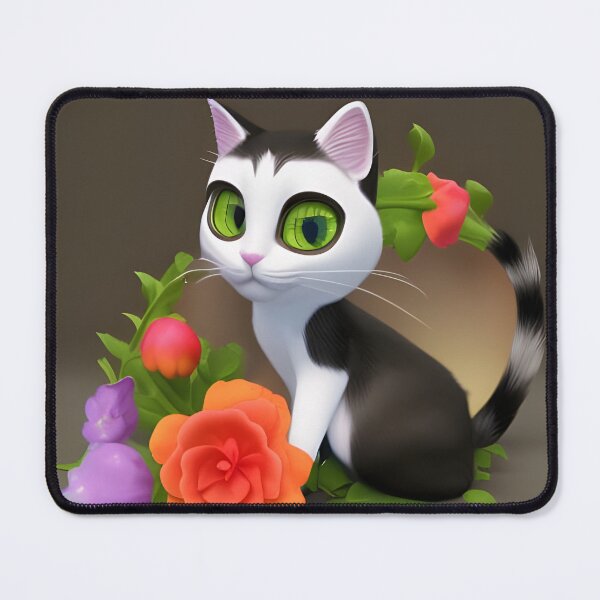 Item preview, Cat Flower 15 designed and sold by Camila Hamdan.