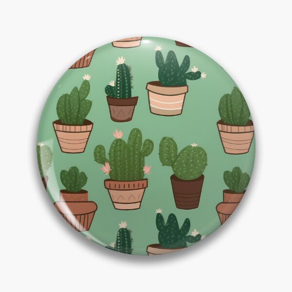 Item preview, Serenity in Spines: A Cactus Kaleidoscope designed and sold by SpicyGraphicArt.